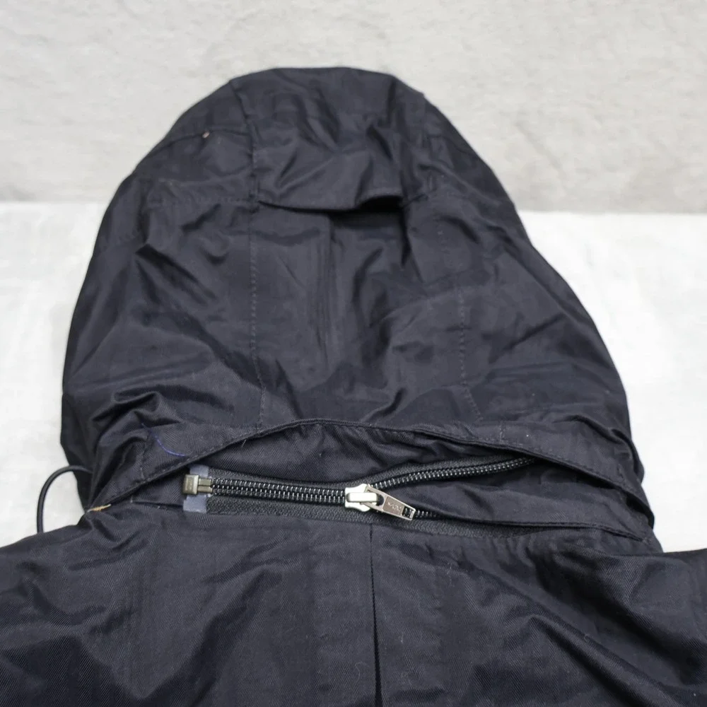 Bonfire Jacket Womens Small Black Rainier Hooded Ski Snow Pit Zip Winter VTG